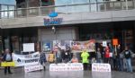 Anti-fracking Protest The Lowry Salford 